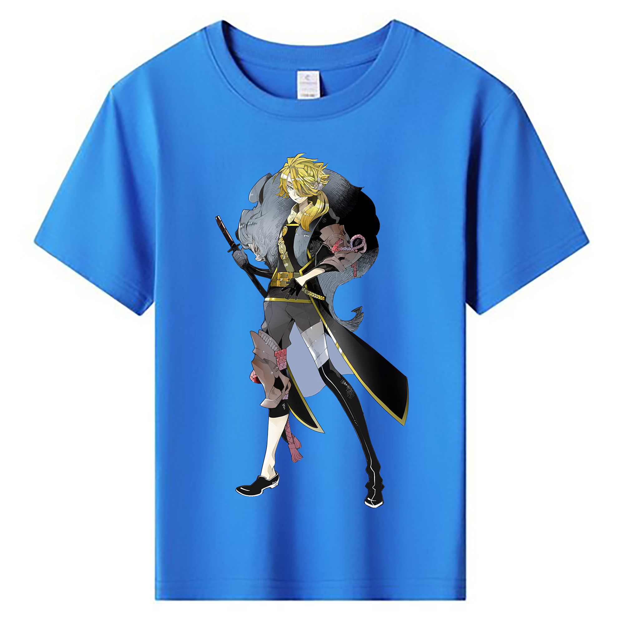 （画像用） 刀剣乱舞 Touken Ranbu 綿100％キッズTシャツ（フロントプリント）